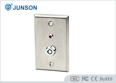 DC36V LED Key Switch Exit Push Button Untuk Kontrol Akses Pintu
