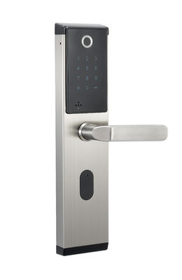 Standalone SS Fingerprint Door Lock 1S Identifikasi Alarm Tegangan Rendah 500DPI
