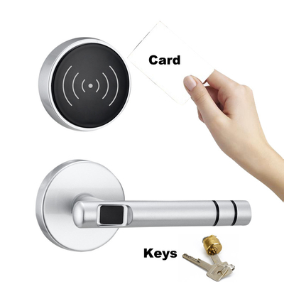Kunci Pintu Elektronik Tanpa Kunci RFID 4.8V 4AA Alkaline Dengan Kartu Kunci