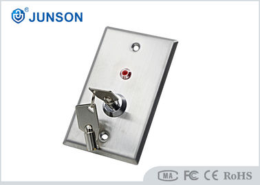 DC36V LED Key Switch Exit Push Button Untuk Kontrol Akses Pintu