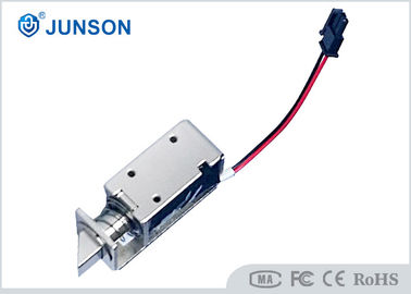 Customized 24V no casing Kunci Kabinet Electric Lock / solenoid dengan konektor kabel 70mm