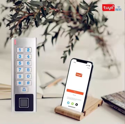 Casing Logam Tahan Air Aplikasi Tuya WIFI RFID Smart Lock Kontrol Akses Sidik Jari