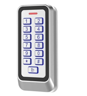 Metal Case Outdoor Ip67 EM/MF Card Access Control Dengan Backlight Keyboard