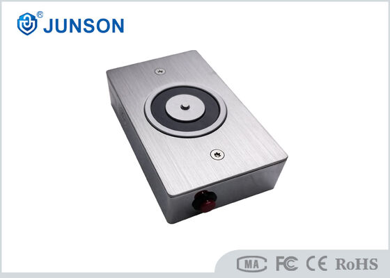 304 Steel stainless Electromagnetic Door Holder dengan tombol pelepasan manual untuk operasi DC 12V/24V