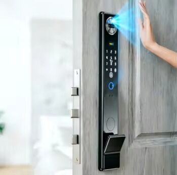 Kunci Smart Waterproof Real Time Video 3D Pengakuan Wajah Kunci Sidik Jari Cerdas