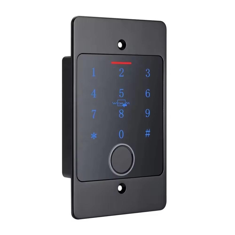 Kontrol Akses Sidik Jari Tertanam Mandiri Wifi Cerdas Tuya dengan Casing Logam Tahan Air Luar Ruangan dengan Keypad