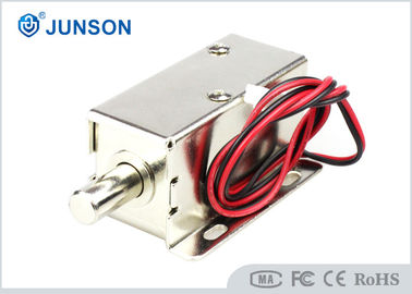 12V atau 24V DC Round lockpin Kunci Kabinet Elektronik dalam stroke 8mm