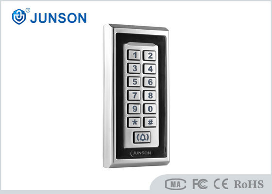 Standalone Keypad RFID Access Control System IP67 Waterproof Zinc Alloy Material