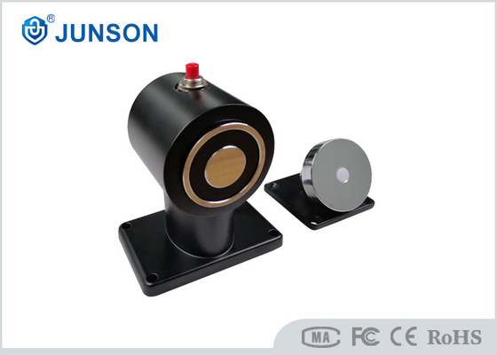 Amankan pintu tahan asap Anda dengan tegangan ganda kami 12/24V lantai Mount kunci elektromagnetik 60kg kekuatan pegangan