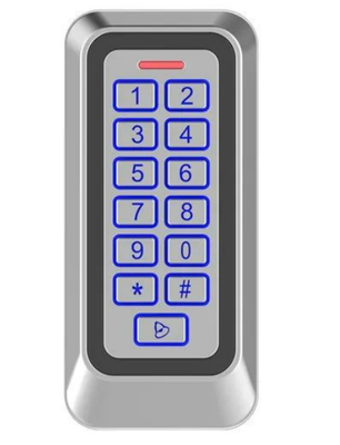Waterproof IP67 Metal Case RFID Card Keypad Stand-Alone Access Control Dengan 1000 Pengguna