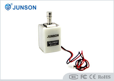 Kepala Bulat Solenoid Kunci Kabinet Listrik 12 V / 24 V Pilihan Dengan Konektor Putih
