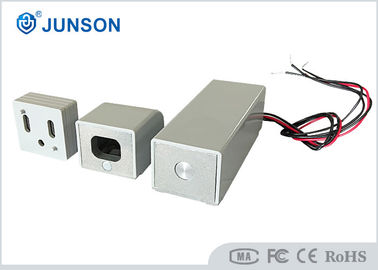 3.84W Gagal Aman Kunci Kabinet Listrik 12V DC Baja Kekuatan Tinggi Dengan Sensor Status Pintu