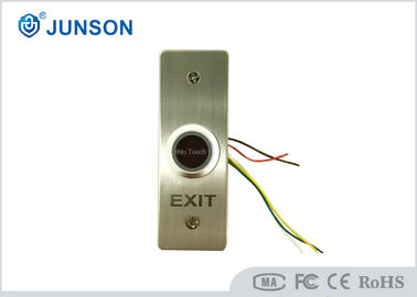 Sensor Inframerah Stainless Steel DC 12V Tanpa Tombol Keluar Sentuh