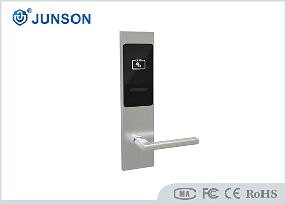MF Temic Card Hotel Door Lock 15mA Stainless Steel Dengan Perangkat Lunak Gratis