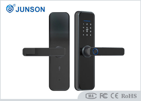 Zinc Alloy Metal Anti Thief Fingerprint Password Lock Tuya Smart Home Door Lock