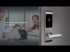 Kunci Pintu Kartu Kunci Tanpa Kontak 200mA Dibiarkan Terbuka Dengan Alarm