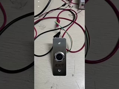 Stainless Steel 2mm Ketebalan Push Button Exit Switch Touchless