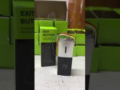 Tombol Keluar Mini Tanpa Sentuh Paduan Seng DC12V Waterproof IP68 Dengan Indikator LED