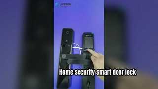Aplikasi WIFI Tuya Kunci Pintu Sidik Jari Cerdas Dengan Kamera Lubang Intip
