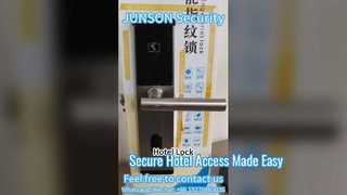 Kunci Pintu Kartu IC Hotel Stainless Steel JS 118E S8