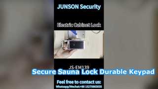 Kunci Kabinet Sauna Aman Keypad Paduan Seng Tahan Lama